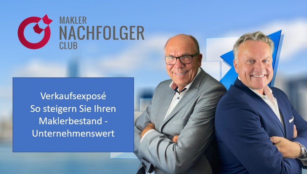 Verkaufsexposés über den Maklerbestand
oder das Maklerunternehmen