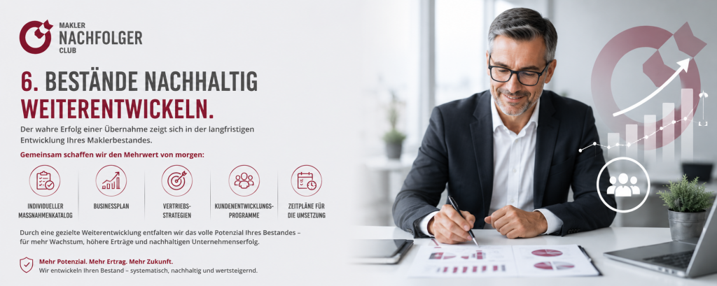 Maklerbeständen nachhaltig weiterentwickeln